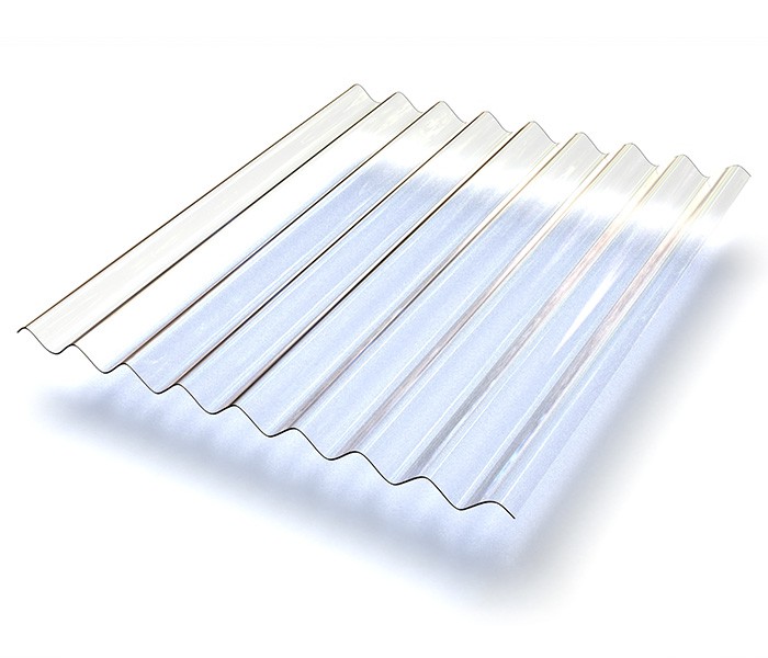 Pannello del tetto FRP ondulato trasparente
